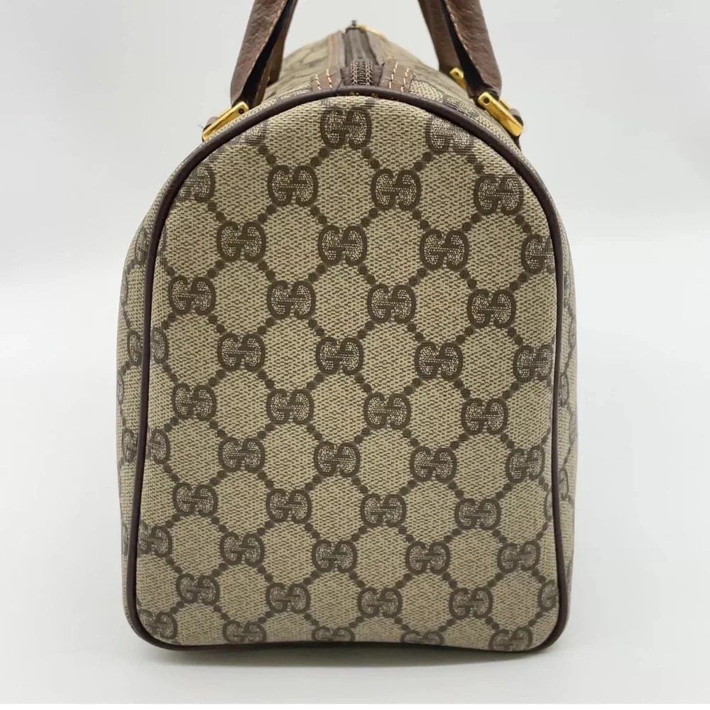 Authentic GUCCI GG Supreme Boston Bag - Picture 7 of 13